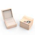 Custom Wooden Box For Ring Jewelry Wooden+lint Material Wooden Ring Box Gift